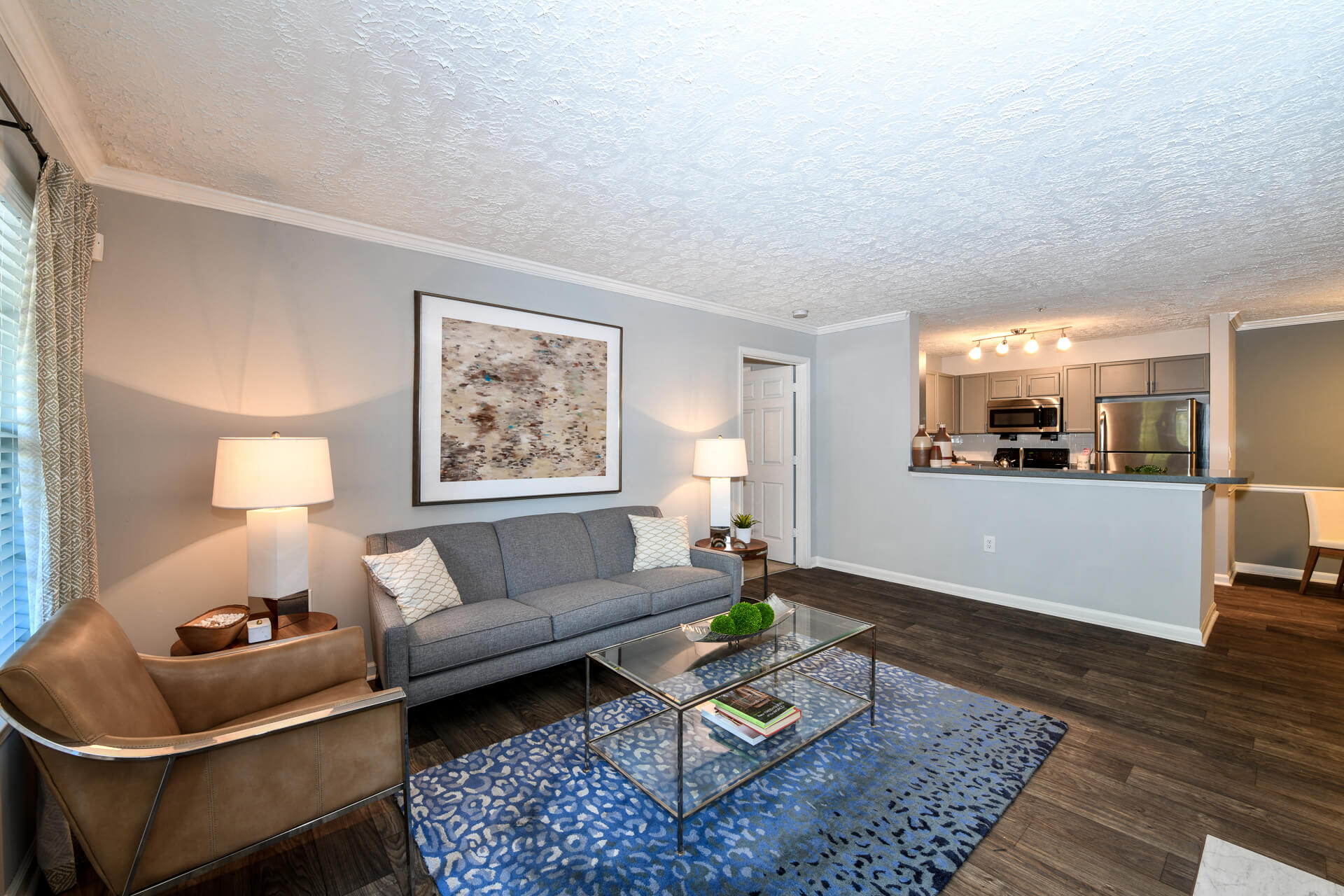 High Ceilings Living Space, at Crestmark Apartment Homes, Lithia Springs Georgia